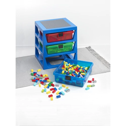 Kép 4/5 - LEGO® Rendszerező három fiókkal - kék