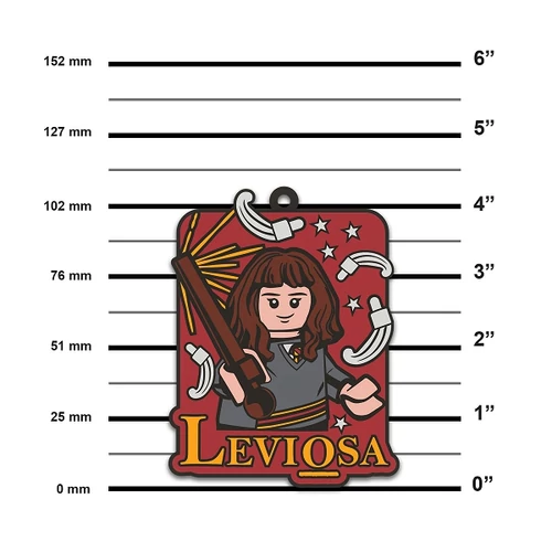 Kép 4/6 - LEGO® Mágnes Harry Potter™ - Leviosa - Hermiona Granger