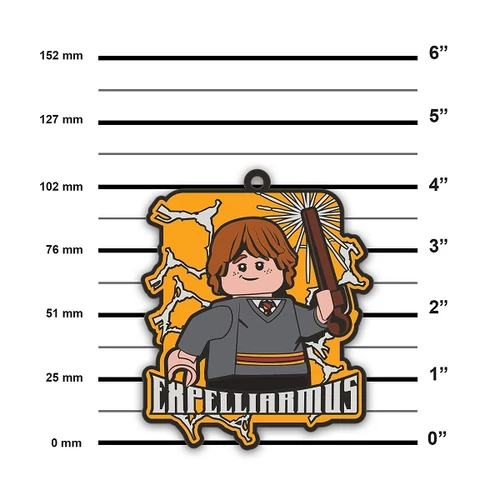 Kép 4/4 - LEGO® Mágnes Harry Potter™ - Expelliarmus - Ron Weasley