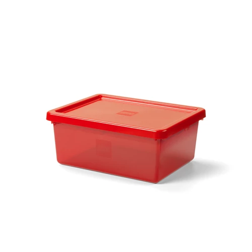 Kép 3/3 - LEGO® Tároló és rendszerező doboz - piros - közepes