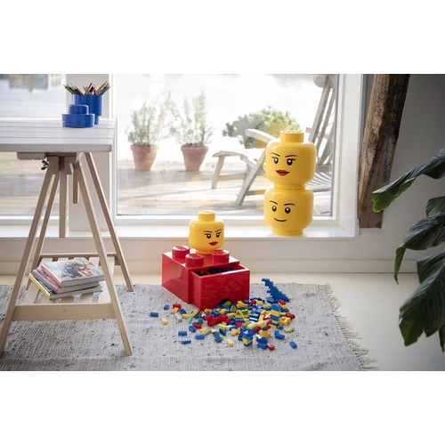 Kép 4/4 - LEGO® Fiú minifigura fej tároló, kis méret