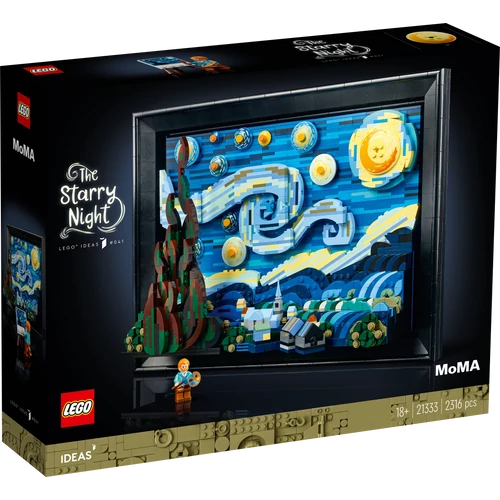 Kép 4/8 - LEGO® Ideas - Vincent van Gogh - Csillagos éj