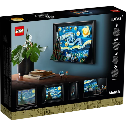 Kép 5/8 - LEGO® Ideas - Vincent van Gogh - Csillagos éj
