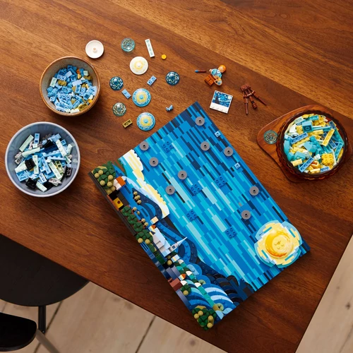 Kép 3/8 - LEGO® Ideas - Vincent van Gogh - Csillagos éj