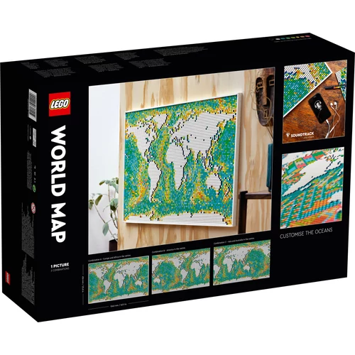 Kép 10/10 - LEGO® Art - Világtérkép