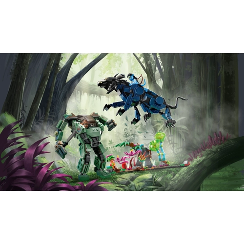 Kép 7/10 - LEGO® Avatar - Neytiri és Thanator az AMP Suit-os Quaritch ellen