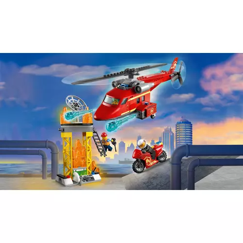 Kép 4/7 - LEGO® City - Tűzoltó mentőhelikopter