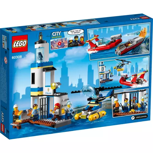 Kép 9/9 - LEGO® City - Tengerparti rendőrségi és tűzoltó küldetés