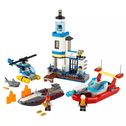 LEGO® City - Tengerparti rendőrségi és tűzoltó küldetés