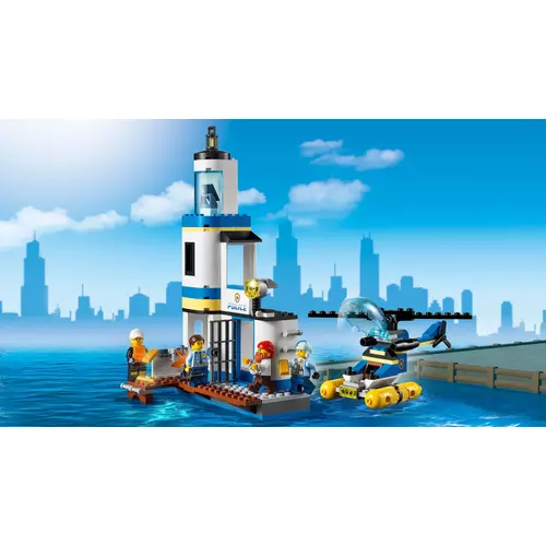 Kép 7/9 - LEGO® City - Tengerparti rendőrségi és tűzoltó küldetés