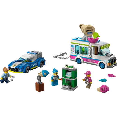 LEGO® City - Fagylaltos kocsi rendőrségi üldözés