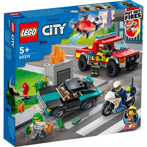 Kép 9/10 - LEGO® City - Tűzoltás és rendőrségi hajsza