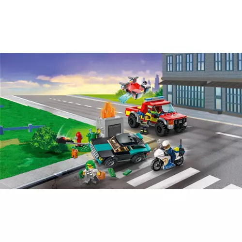 Kép 7/10 - LEGO® City - Tűzoltás és rendőrségi hajsza