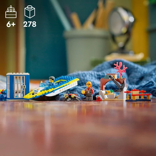 Kép 2/10 - LEGO® City - Vízirendőrség nyomozói küldetés