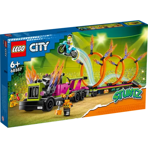 Kép 10/11 - LEGO® City - Kaszkadőr járgány és tűzgyűrű kihívás