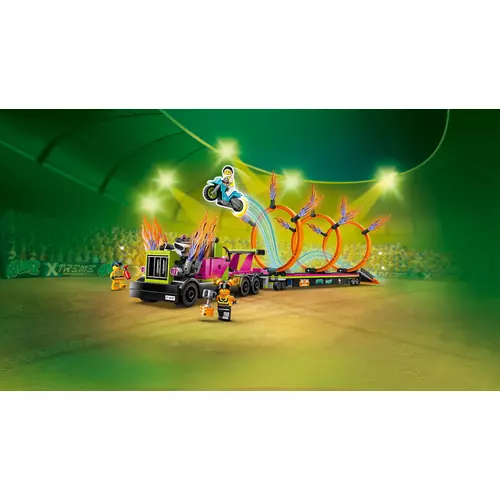 Kép 7/11 - LEGO® City - Kaszkadőr járgány és tűzgyűrű kihívás