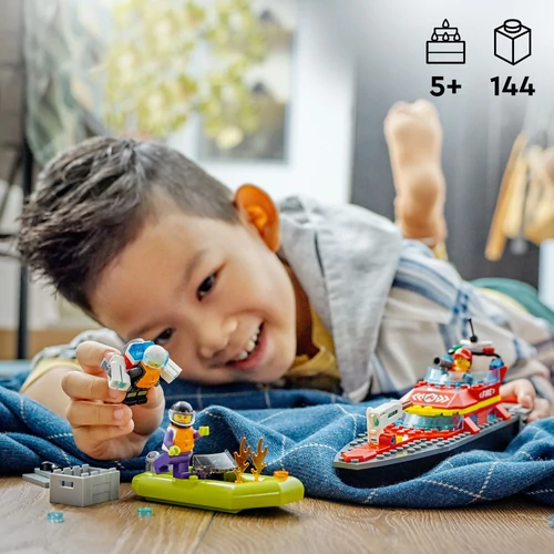 Kép 2/11 - LEGO® City - Tűzoltóhajó