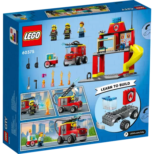 Kép 11/11 - LEGO® City - Tűzoltóállomás és tűzoltóautó