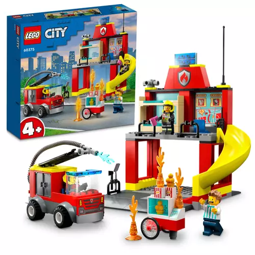 Kép 9/11 - LEGO® City - Tűzoltóállomás és tűzoltóautó