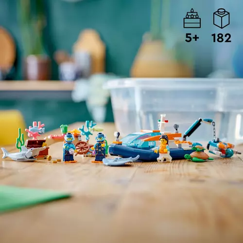 Kép 2/11 - LEGO® City - Felfedező búvárhajó