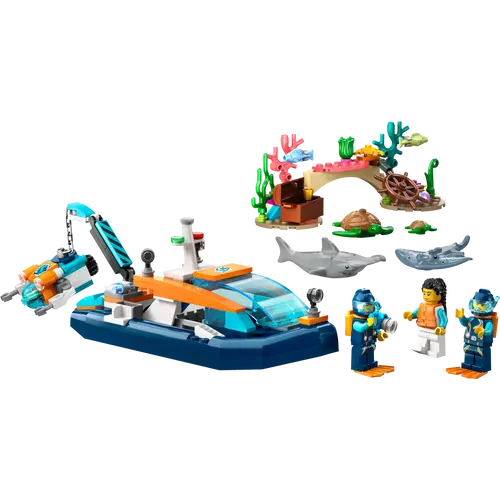 LEGO® City - Felfedező búvárhajó