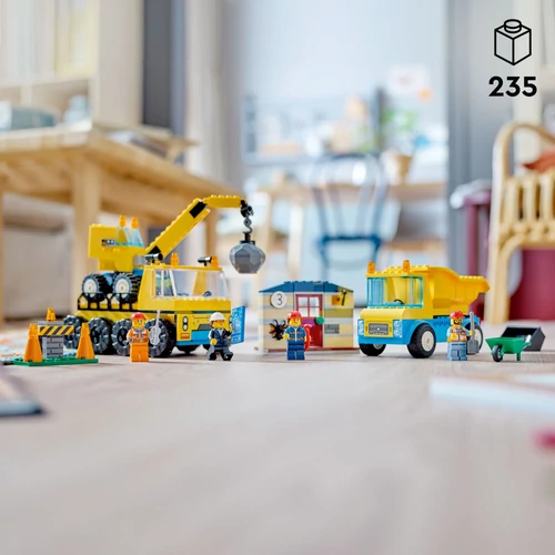 Kép 2/11 - LEGO® City - Építőipari teherautók és bontógolyós daru
