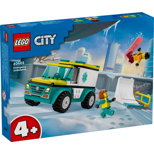 Kép 9/10 - LEGO® City -Mentőautó és snowboardos