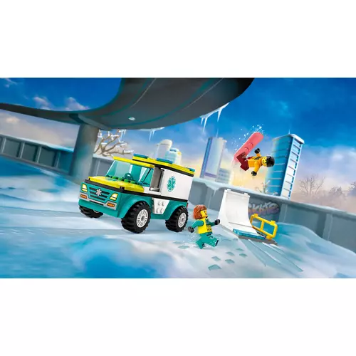 Kép 7/10 - LEGO® City -Mentőautó és snowboardos