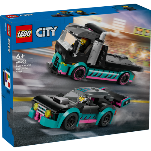 Kép 9/10 - LEGO® City -Versenyautó és autószállító teherautó