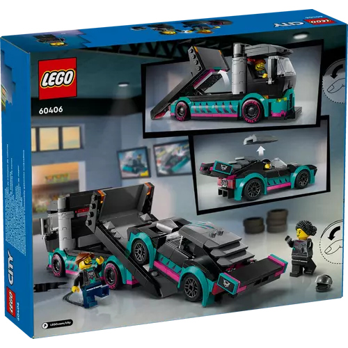Kép 10/10 - LEGO® City -Versenyautó és autószállító teherautó