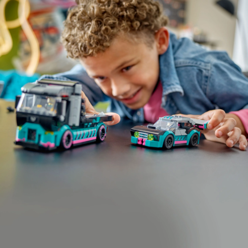 Kép 4/10 - LEGO® City -Versenyautó és autószállító teherautó