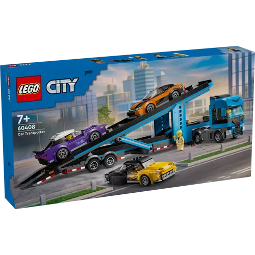 Kép 2/9 - LEGO® City - Autószállító kamion sportautókkal