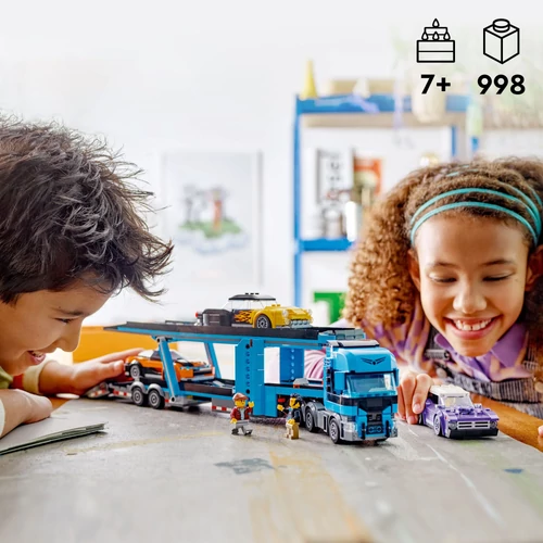 Kép 4/9 - LEGO® City - Autószállító kamion sportautókkal