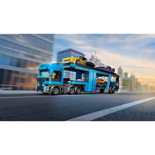 Kép 8/9 - LEGO® City - Autószállító kamion sportautókkal