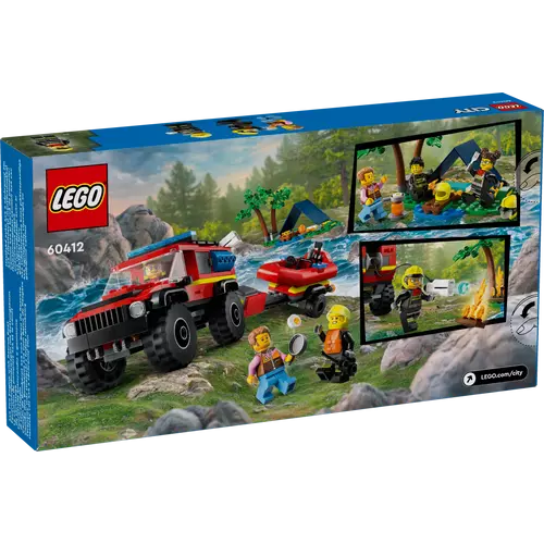 Kép 10/10 - LEGO® City -4x4 Tűzoltóautó mentőcsónakkal