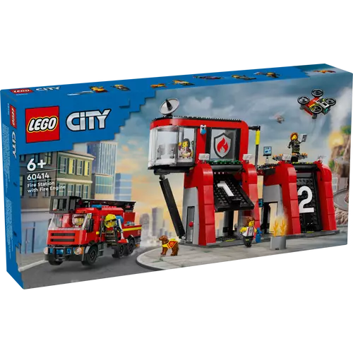 Kép 9/10 - LEGO® City -Tűzoltóállomás és tűzoltóautó