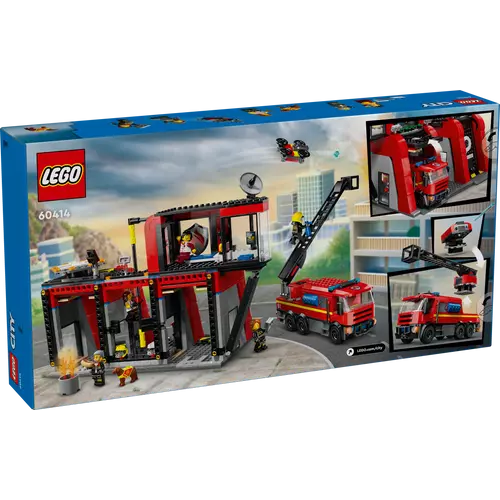 Kép 10/10 - LEGO® City -Tűzoltóállomás és tűzoltóautó