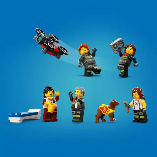 Kép 3/10 - LEGO® City -Tűzoltóállomás és tűzoltóautó