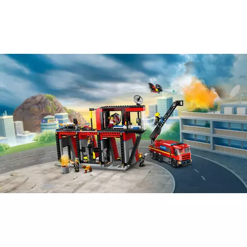 Kép 8/10 - LEGO® City -Tűzoltóállomás és tűzoltóautó