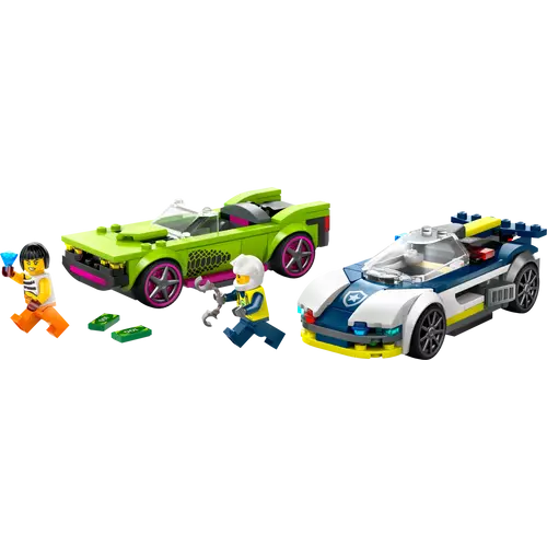 LEGO® City -Rendőrautó és sportkocsi hajsza