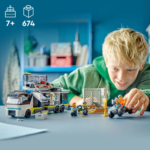 Kép 2/10 - LEGO® City -Rendőrségi mozgó bűnügyi labor