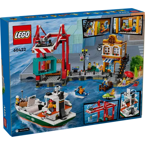 Kép 3/9 - LEGO® City - Tengerparti kikötő teherszállító hajóval