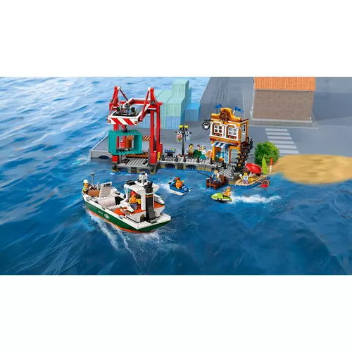 Kép 8/9 - LEGO® City - Tengerparti kikötő teherszállító hajóval