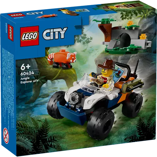 Kép 2/7 - LEGO® City - Dzsungelkutató ATV - vörös macskamedve akció