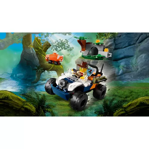 Kép 5/7 - LEGO® City - Dzsungelkutató ATV - vörös macskamedve akció