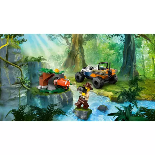 Kép 6/7 - LEGO® City - Dzsungelkutató ATV - vörös macskamedve akció