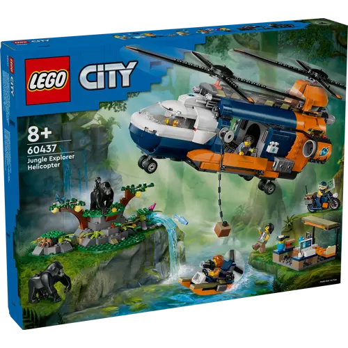 Kép 2/9 - LEGO® City - Dzsungelkutató helikopter a bázison