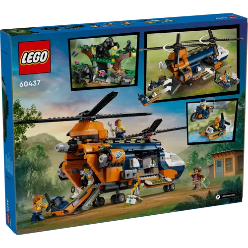 Kép 3/9 - LEGO® City - Dzsungelkutató helikopter a bázison
