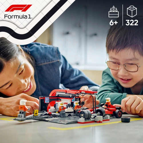 Kép 4/9 - LEGO® City - F1®-es boxutca és személyzet, Ferrari autóval