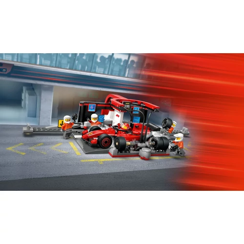 Kép 7/9 - LEGO® City - F1®-es boxutca és személyzet, Ferrari autóval